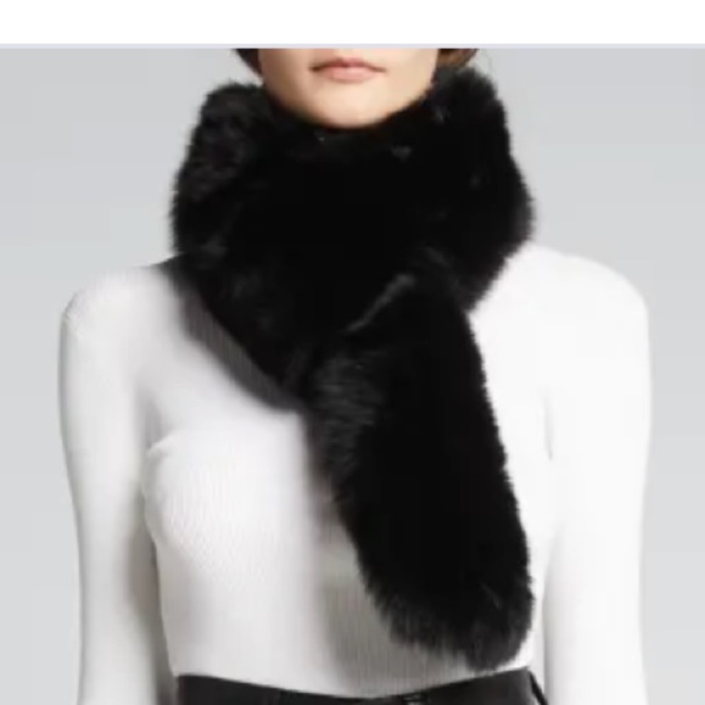 Rex real rabbit fur stole